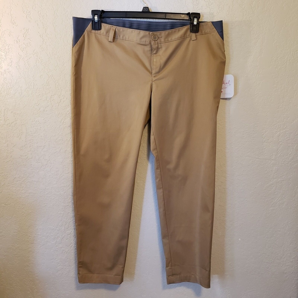 Ingrid & Isabel NWT Maternity Chino Pants Mid-Rise Skinny Size Small